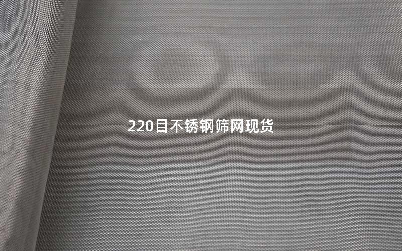 220目不锈钢筛网现货