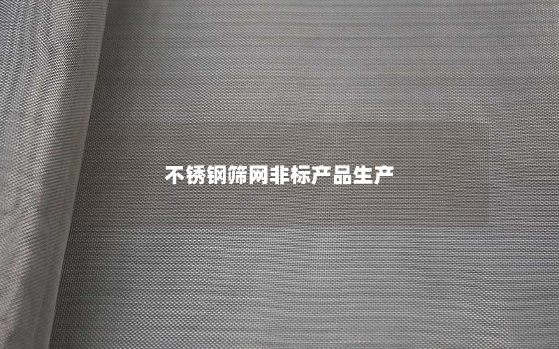 不锈钢筛网非标产品生产